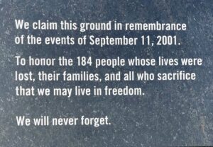 National 9/11 Pentagon Memorial 
